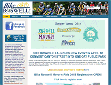 Tablet Screenshot of bikeroswell.com